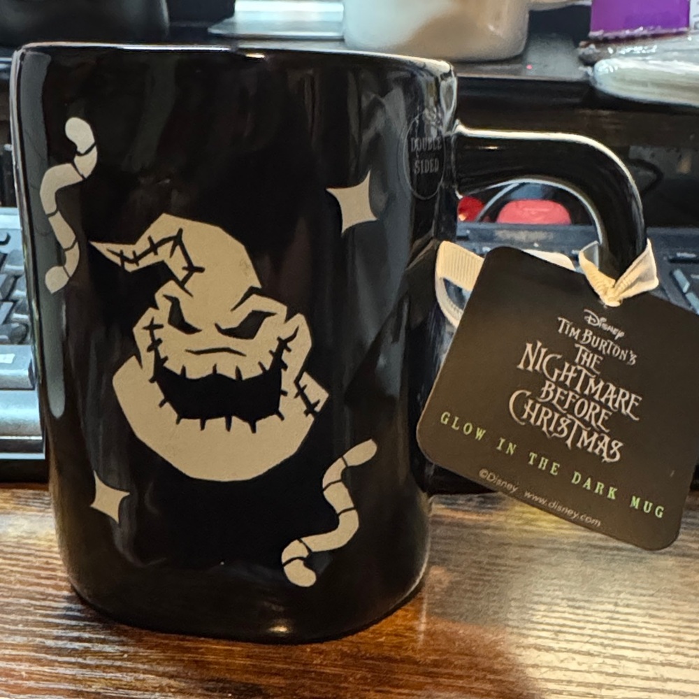 Disney Black and White Nightmare Before Christmas Mug